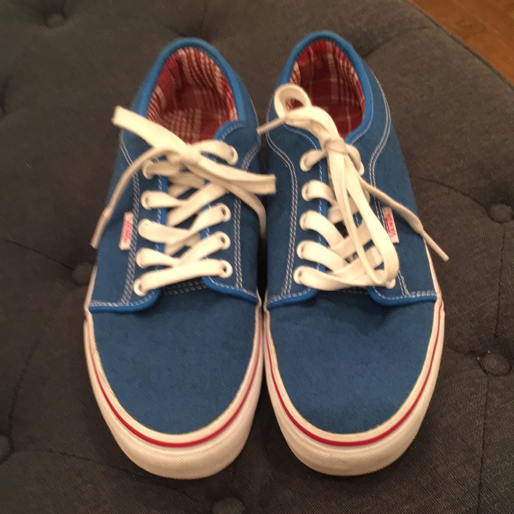 Blue ultra cush Vans